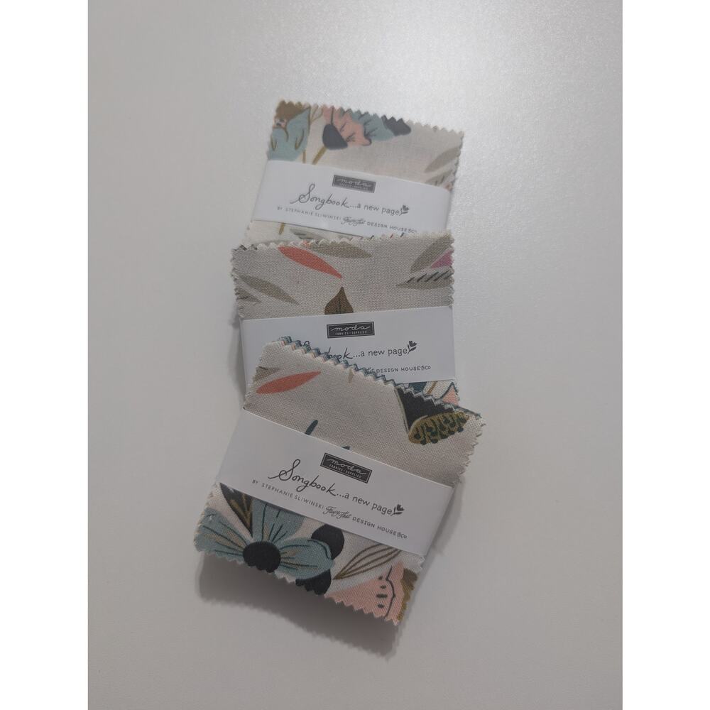 Songbook...a new page Mini Charm Pack by Stephanie Sliwinski for Moda